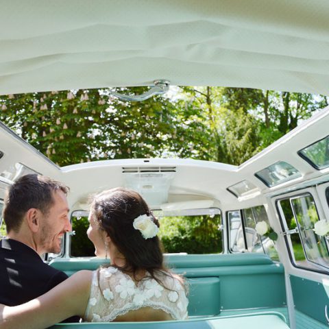 VW Bus-Bulli T1 Samba Deluxe als Hochzeitsauto / T1-Berlin.de