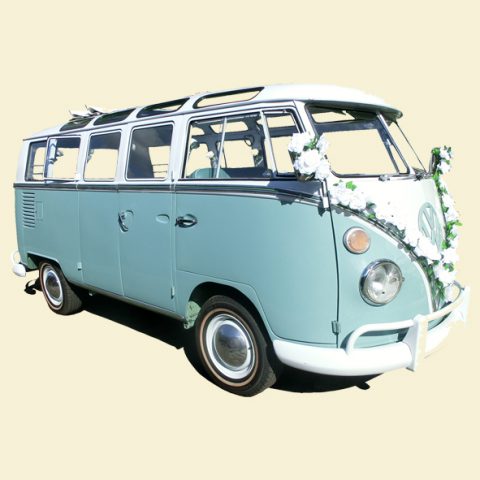 VW Bus "Bulli" T1 Samba Deluxe als Hochzeitsauto / T1-Berlin.de